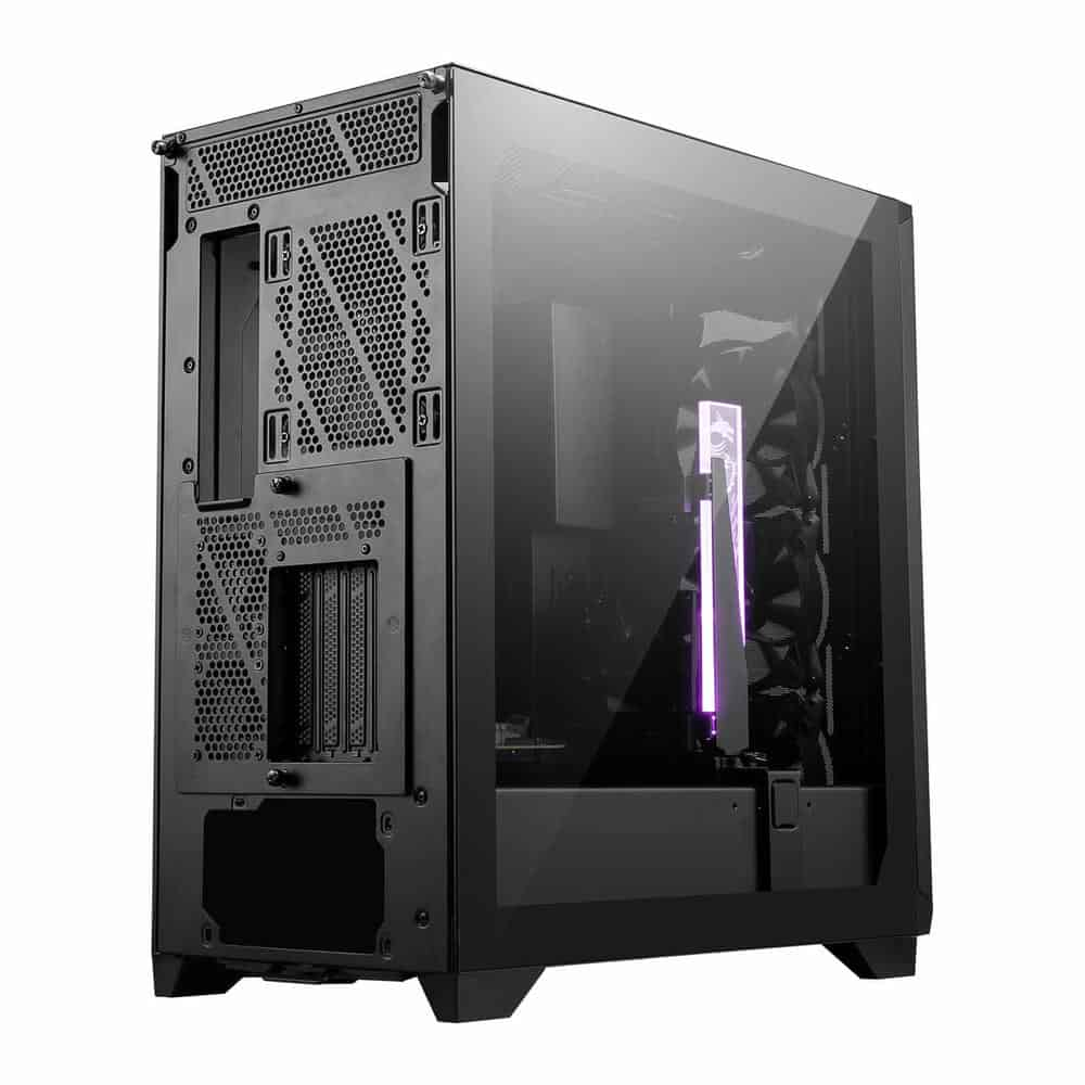 (image for) MSI MPG GUNGNIR 300P Airflow Black Mid Tower Tempered Glass PC Gaming Case